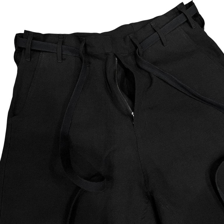 ISAMU KATAYAMA BACKLASH 21SS KARATE PANTS コットンリネンドローストリングワイドカラテパンツ 1933-01 定価42,900円 イサムカタヤマ バックラッシュ メンズ