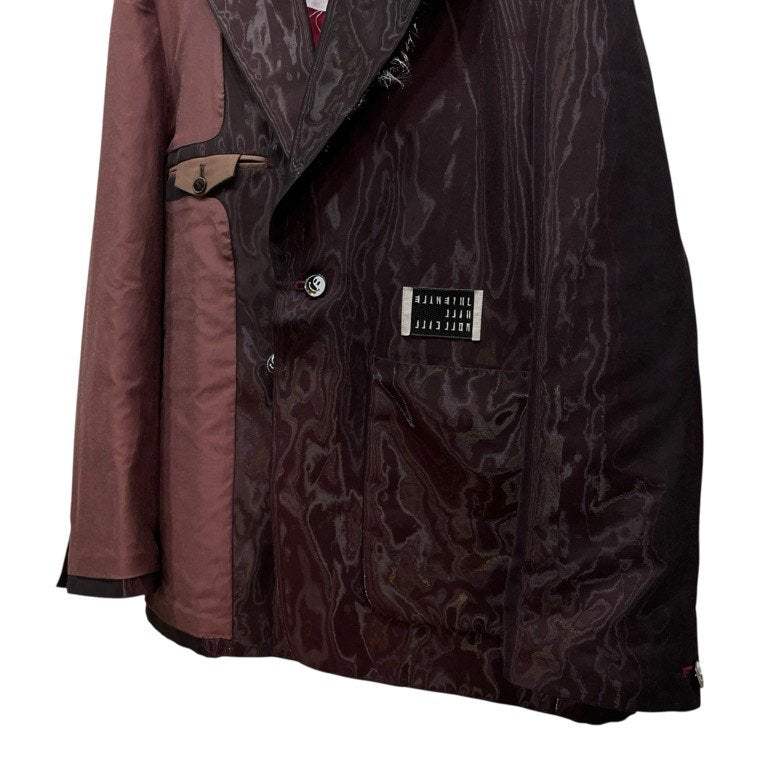 JUVENILE HALL ROLLCALL インサイドアウトアシンメトリーテーラードジャケット 切替 ブルゾン アウター ジュベナイルホールロールコール メンズ