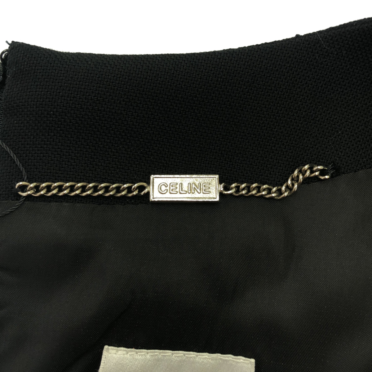 CELINE CELINE アシンメトリースリットワンピース