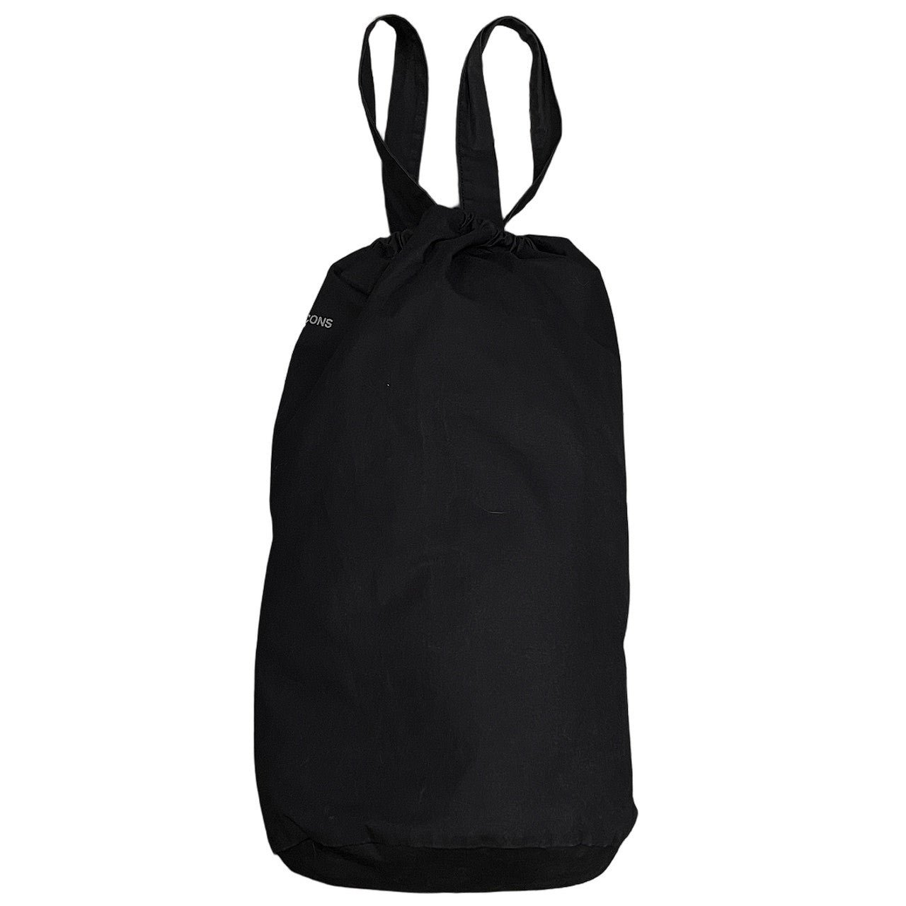 COMME des GARCONS HOMME PLUS 02AW ロゴプリント円柱型トートバッグ 鞄 カバン Archive コムデギャルソンオムプリュス メンズ レディース ユニセックス