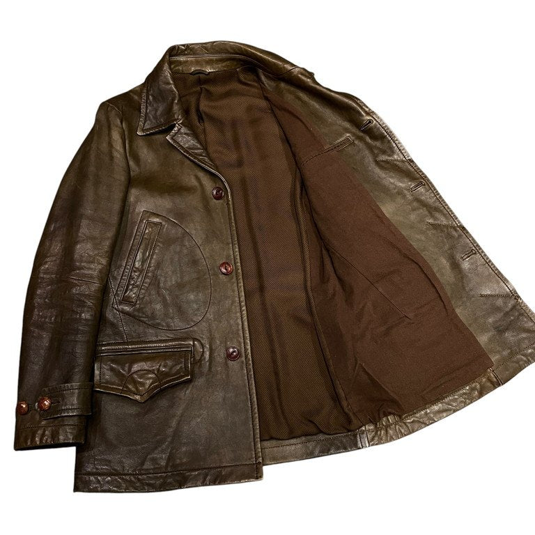 NUMBER NINE 08AW ラムレザーシルクライニングカーコート ジャケット ブルゾン アウター Archive MY OWN PRIVATE PORTLAND ポートランド期 ナンバーナイン メンズ