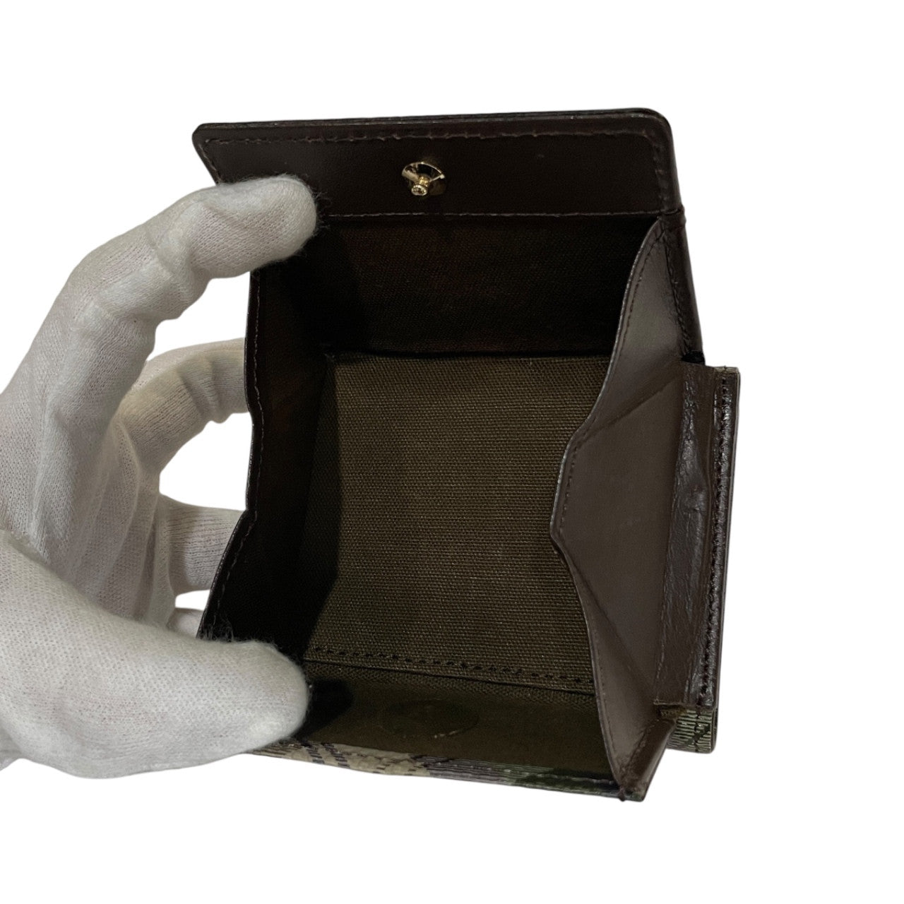 Vivienne Westwood タータンチェック柄二つ折りレザーミニウォレット 財布 小物 コンパクト オーブ ヴィヴィアンウエストウッド メンズ レディース ユニセックス