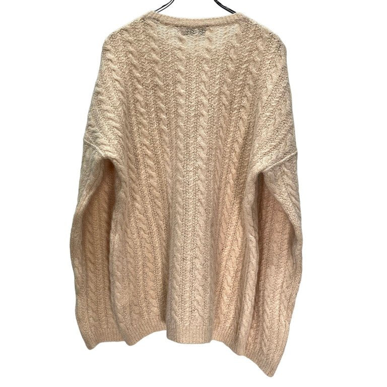 OUR LEGACY 22AW POPOVER ROUNDNECK Camel Cable Fuzzy Alpaca ポップオーバーラウンドネックケーブルアルパカウールニットセーター M4223PCF 定価67,100円
