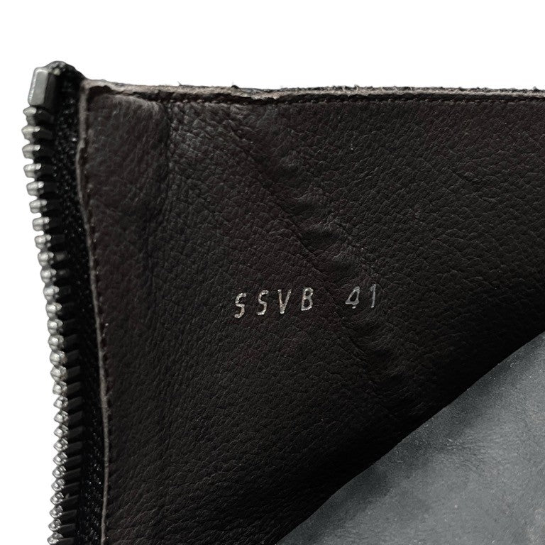 DEVOA 25AW Cow leather back zip boots カウレザーステッチバックジップブーツ 靴 シューズ スニーカー size 41 Vibramソール デヴォアメンズ