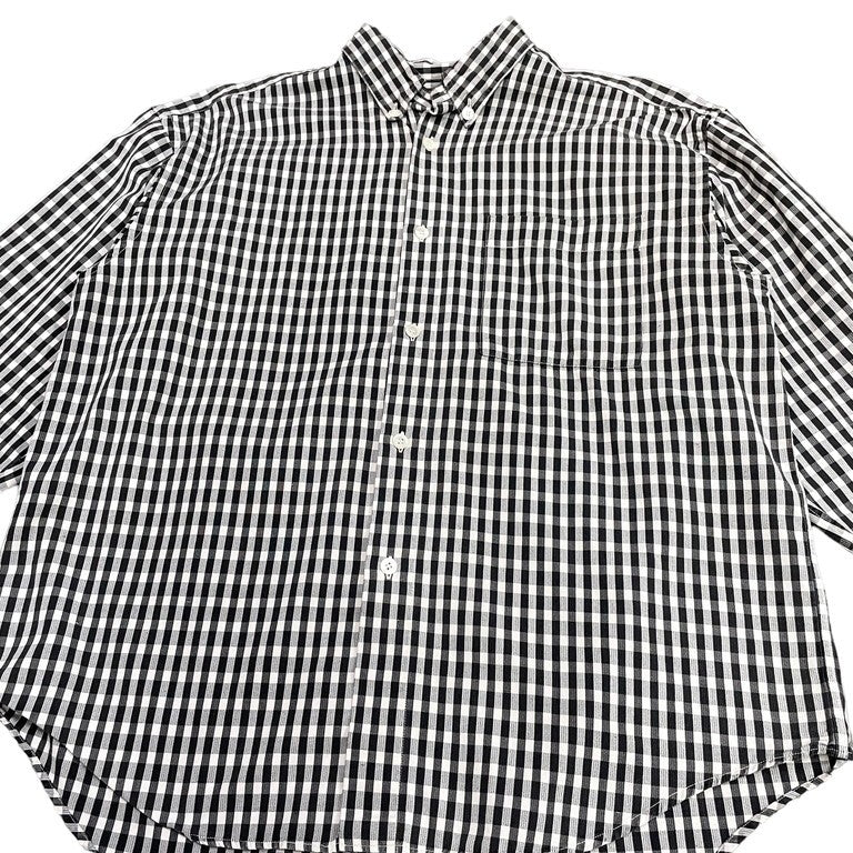 im MIYAKE DESIGN STUDIO 80s ボックスシルエットBDチェックシャツ トップス イッセイミヤケ ミヤケデザインスタジオ