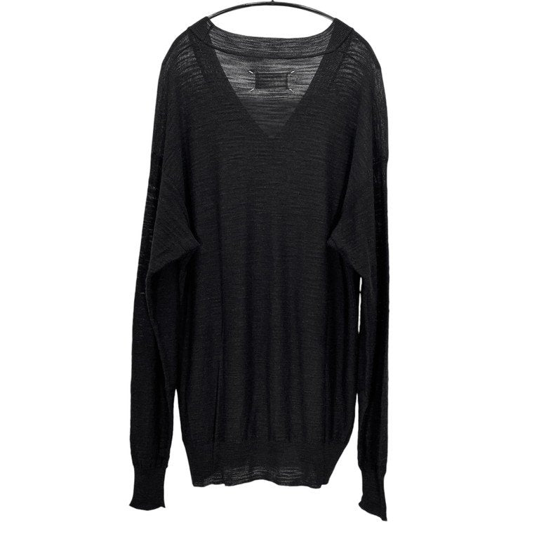 Maison Martin Margiela 1 11SS レーヨンウールディープVネックニットセーター