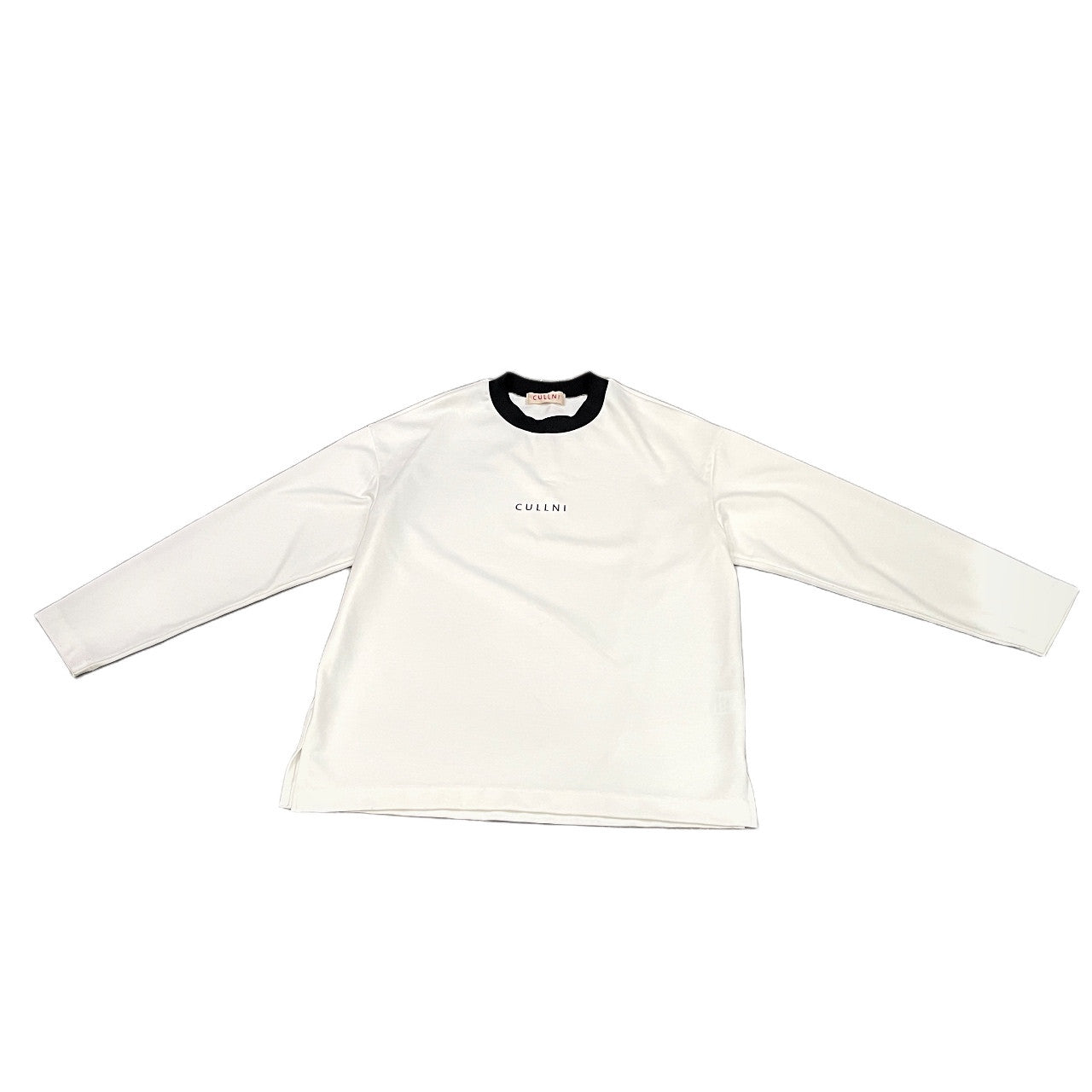 CULLNI ロゴプリントクルーネックカットソー Tシャツ Tee T-shirt トップス 長袖 クルニ メンズ