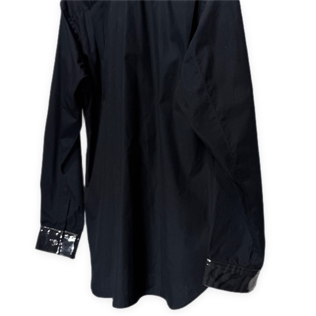 COMME des GARCONS SHIRT 06AW PVCカラーカフスシャツ ブラウス トップス ビニール Archive コムデギャルソン メンズ