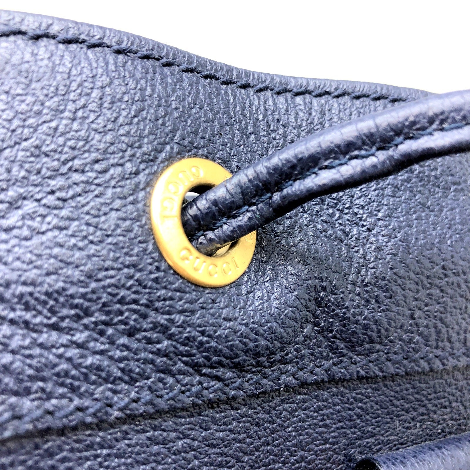 GUCCI 巾着リュック バンブー