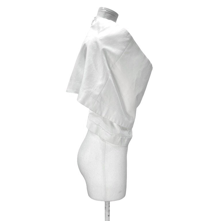 COMME des GARCONS 20SS カットオフ脱構築オフショルダートップス ブラウス シャツ 裁ち切り 切りっぱなし 変型 Archive Orlando オルランド コムデギャルソン レディース