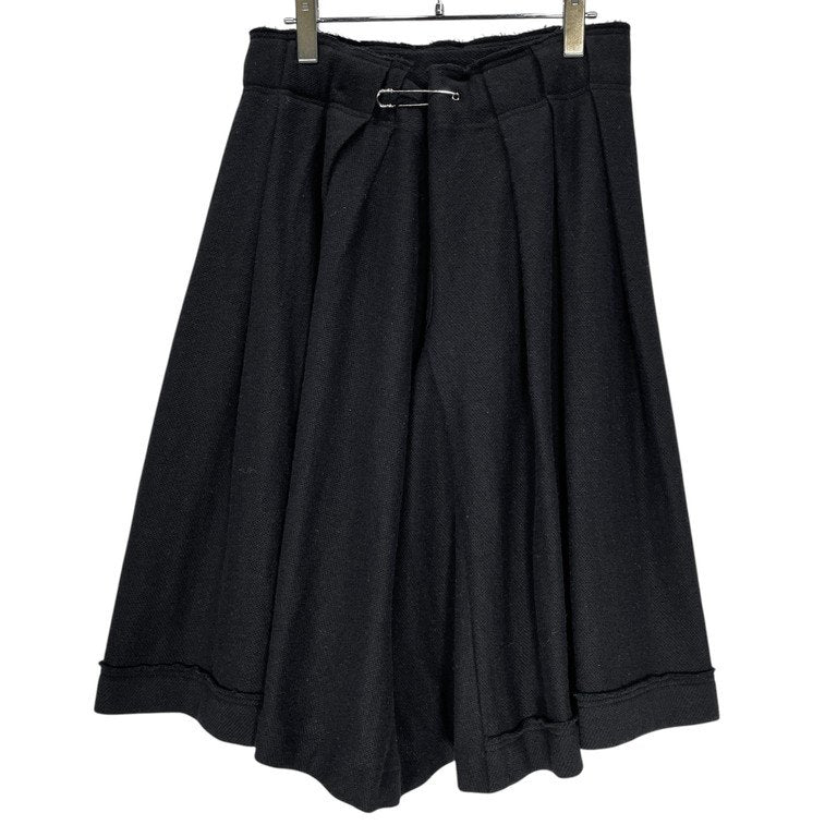 Y's ツイードカットオフピン留めプリーツ巻きスカート パンツ ボトムス Archive Yohji Yamamoto Femme ヨウジヤマモトファム ワイズ レディース