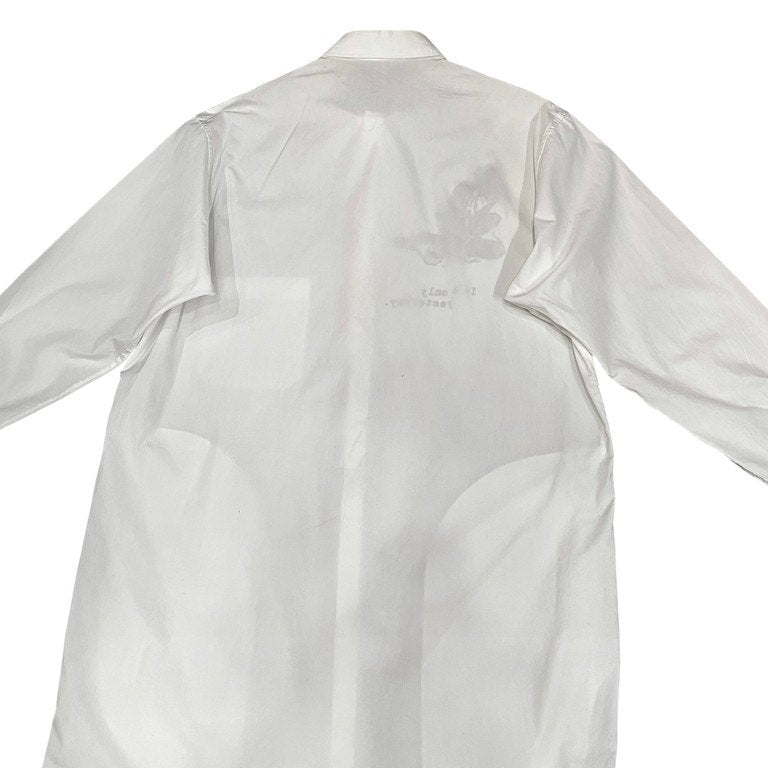 Yohji Yamamoto Pour Homme 19SS It's only yesterday. デッサンプリントコットンブロードロングシャツコート アート ブラウス トップス アウター ヨウジヤマモトプールオム メンズ