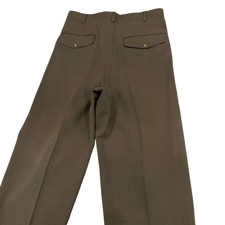 Y's for men オールドギャバジンボックスプリーツダブルテーパードパンツ スラックス トラウザーズ Archive 80s 90s Yohji Yamamoto Pour Homme ヨウジヤマモトプールオム ワイズフォーメン メンズ