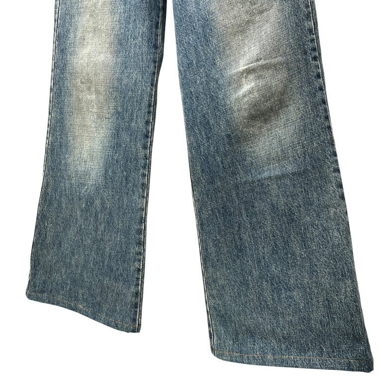 JUNYA WATANABE COMME des GARCONS 02SS ウォッシュドデニムワイドストレートパンツ ジーンズ Archive