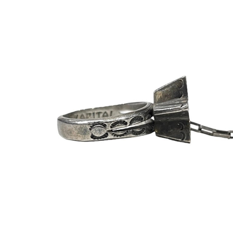 KAPITAL 11SS ターコイズチェーンスターリング アポロリング 11号 指輪 希少 Archive インディアンジュエリー メンズ レディース キャピタル