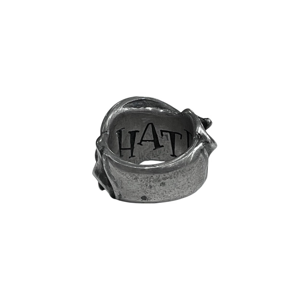 RAT RACE Message On Ribbon Ring LOVE メッセージオンリボンリング ラブ 指輪 アクセサリー シルバー 925 約8号 定価57,200円 ラットレース メンズ レディース ユニセックス
