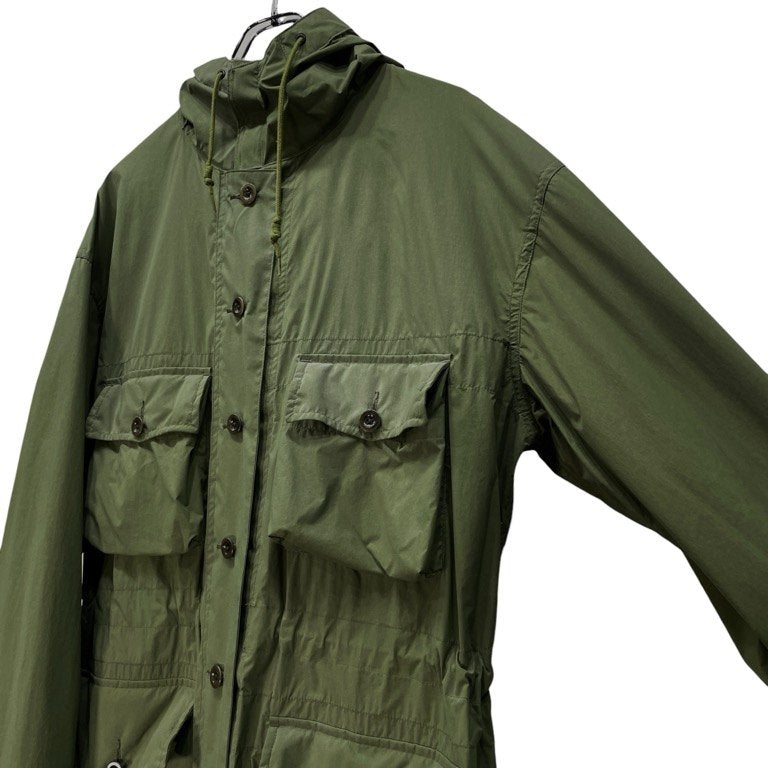 Nigel Cabourn 19SS SWEDISH PARKA TASLAN NYLON VEGETABLE DYE 撥水加工タスランナイロンスウェディッシュパーカー ミリタリージャケット ブルゾン アウター ナイジェルケーボン メンズ