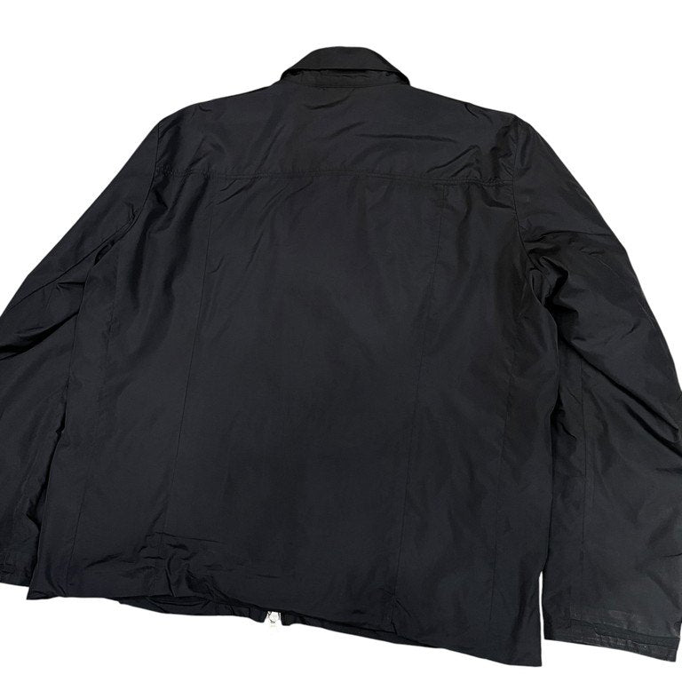 Y-3 ポリエステルタフタ裏地ロゴプリントジップアップシングルジャケット ブルゾン コート アウター スイングトップ Yohji Yamamoto adidas ワイスリー ヨウジヤマモト アディダス メンズ