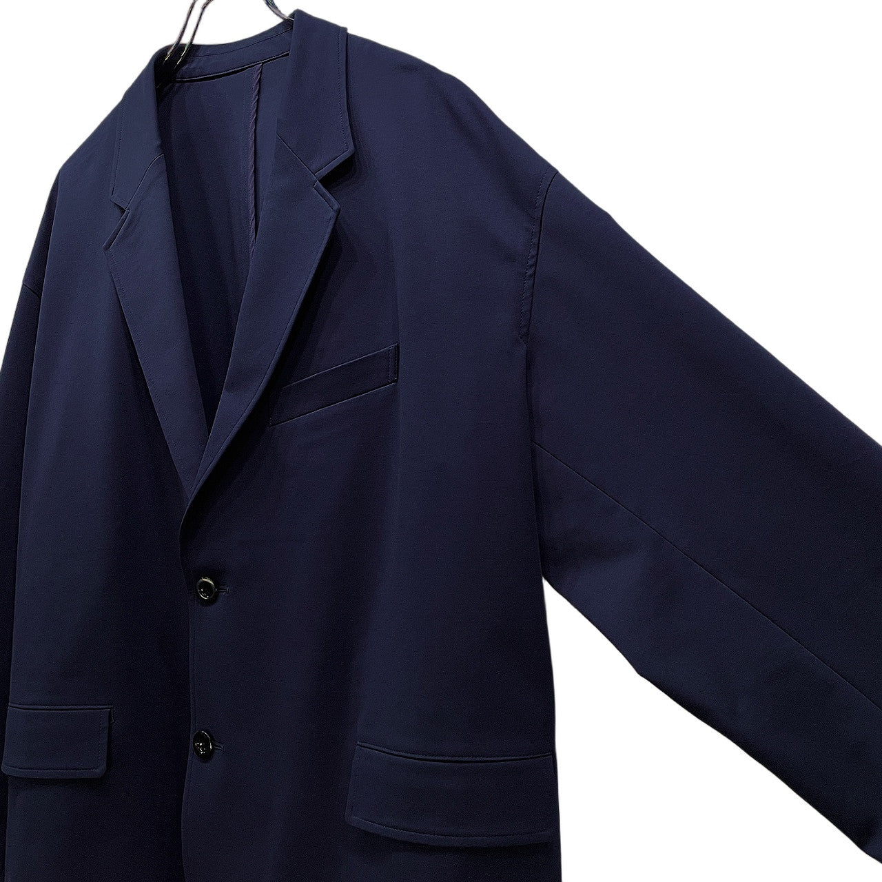 Graphpaper 26SS Compact Ponte Jacket ストレッチポンチドロップショルダーテーラードジャケット ブレザー ブルゾン コート アウター 定価55,000円 グラフペーパー メンズ