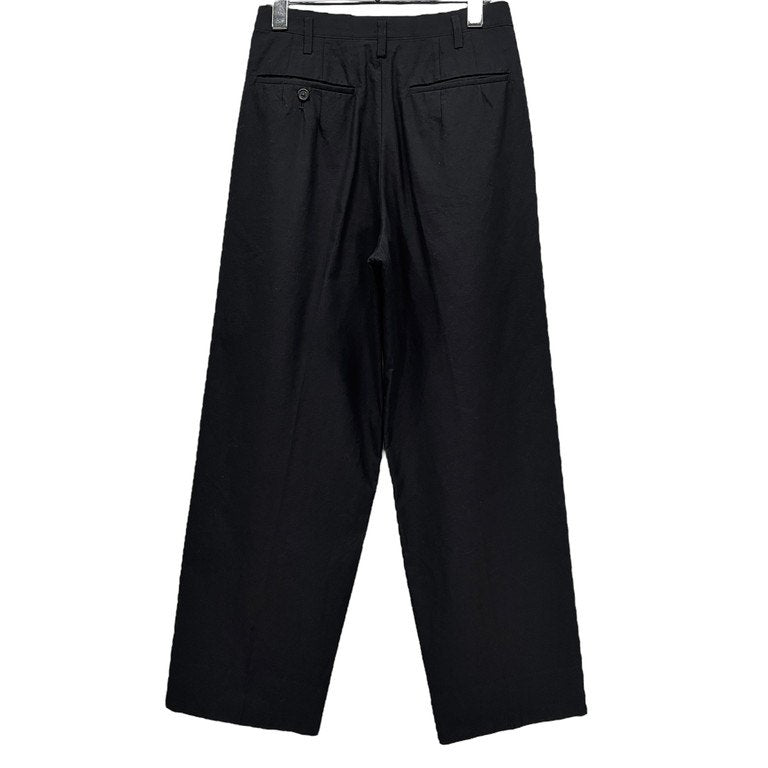 Y's for men ウールコットントロピカル2タックテーパードパンツ スラックス トラウザーズ Archive 70s 80s 初期 ボトムス Yohji Yamamoto Pour Homme ヨウジヤマモトプールオム ワイズフォーメン メンズ
