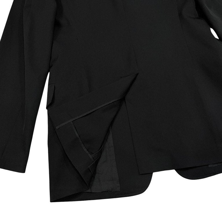 Y's for men ウールギャバジン袖裏ストライプ3Bテーラードジャケット ブレザー ブルゾン コート アウター Archive Yohji Yamamoto Pour Homme ヨウジヤマモトプールオム ワイズフォーメン メンズ