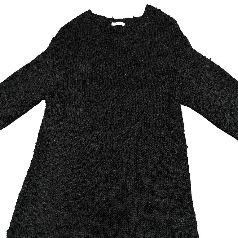 Kheiki 23SS Hand Knitting Sweater Linen Boucle Yarn リネンコットンブークレハンドニットセーター 03S08 定価47,300円 ケイキ