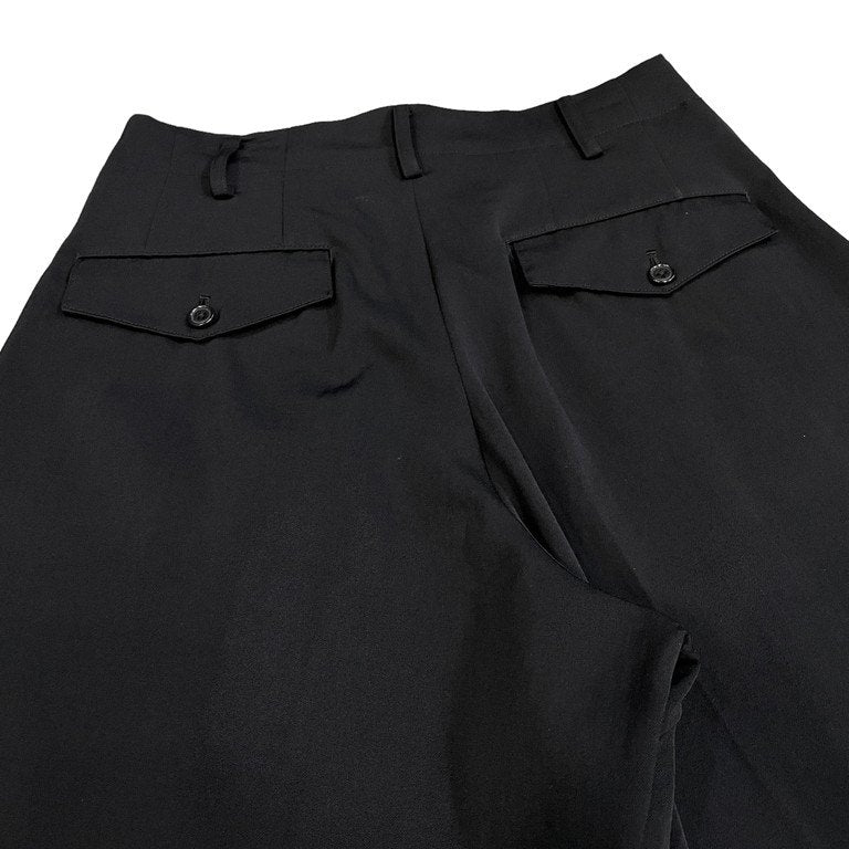 Y's for men ウールギャバジンフラップバックポケット2タックパンツ Archive 90s