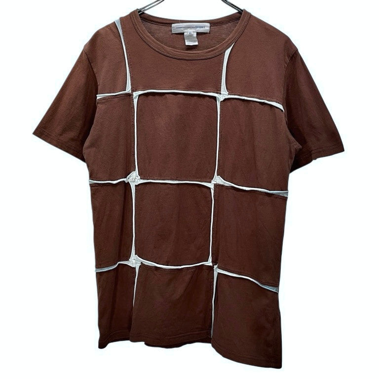 COMME des GARCONS SHIRT 切替パッチワーククルーネックTシャツ カットソー Tee T-shirt 半袖 トップス コムデギャルソン メンズ