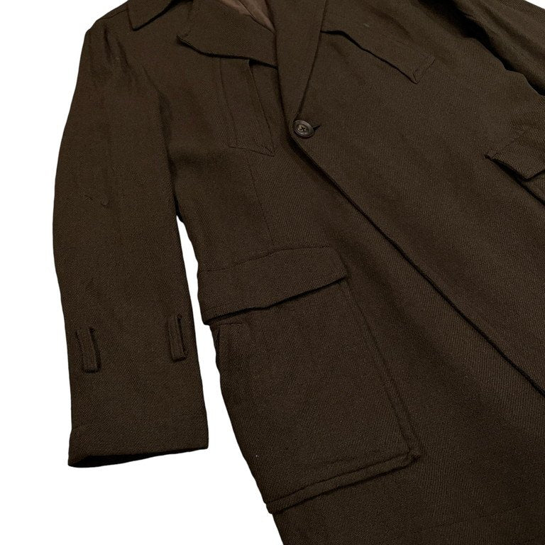 Y's for men ウールツイード6ポケットミリタリーコート Archive ジャケット ブルゾン アウター Yohji Yamamoto Pour Homme ヨウジヤマモトプールオム ワイズフォーメン メンズ