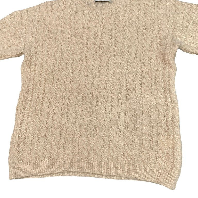 OUR LEGACY 22AW POPOVER ROUNDNECK Camel Cable Fuzzy Alpaca ポップオーバーラウンドネックケーブルアルパカウールニットセーター M4223PCF 定価67,100円