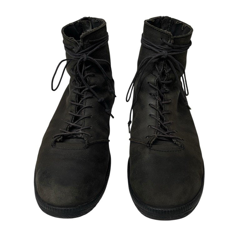 ODYN VOVK バックスキンレザーバックジップレースアップハイカットスニーカー シューズ 靴 クツ オーディンブック メンズ