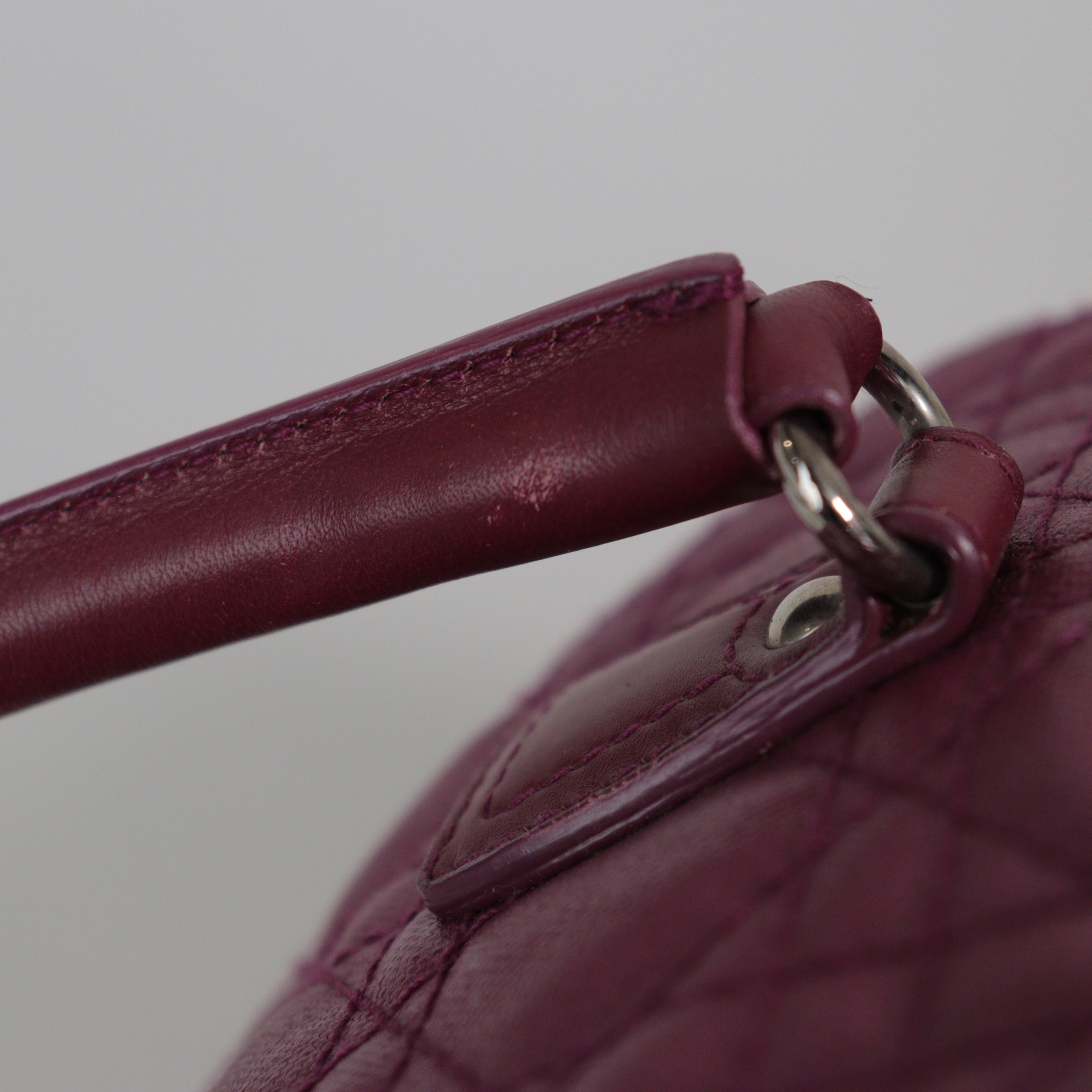 Christian Dior ミニボストンバッグ カナージュ