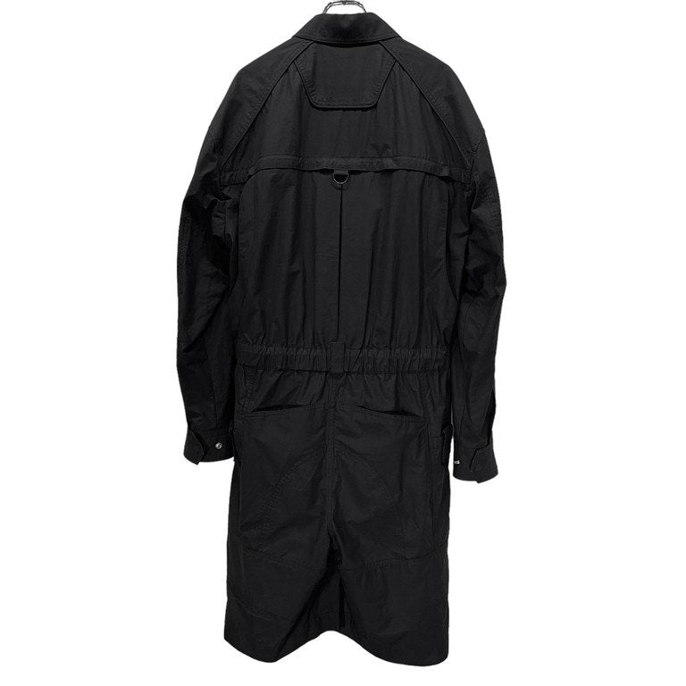 Juun.J 21AW コットンブロードオーバーサイズジップアップジャンプスーツ つなぎ オールインワン ジャケット ブルゾン コート カーゴハーフパンツ ミリタリー