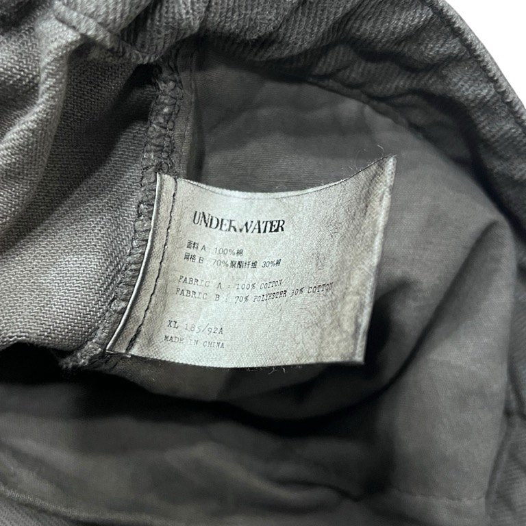 UNDERWATER Scavenger Heavyduty Multi プロダクトダイマルチポケットボンテージカーゴパンツ 製品染め テクノ テック ベルト ボトムス 未使用タグ付き アンダーウォーター メンズ