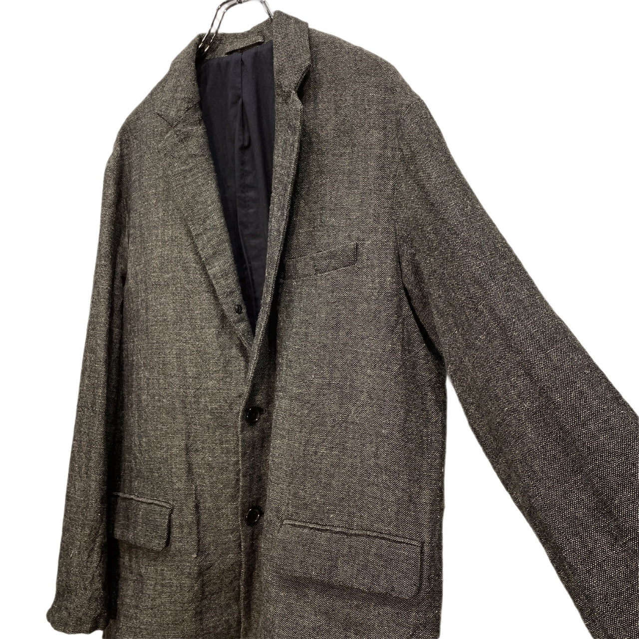 Graphpaper 19AW TWEED KIBATA JACKET ウールリネンキバタツイードテーラードジャケット ブルゾン コート アウター グラフペーパー メンズ