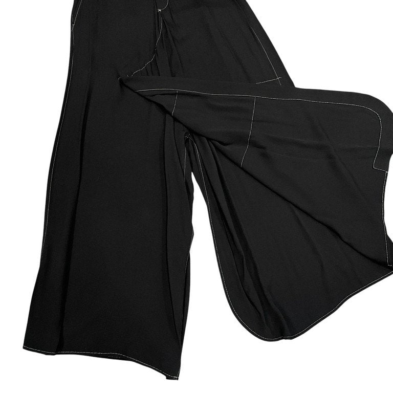 Yohji Yamamoto Femme 13AW レーヨンギャバジンホワイトステッチスカートパンツ Archive ボトムス 刺繍 ヨウジヤマモトファム レディース