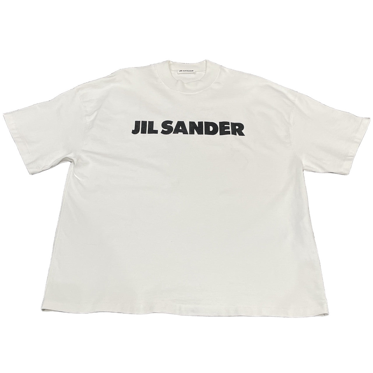 JIL SANDER 19AW ロゴプリントオーバーサイズクルーネックTシャツ カットソー Tee T-shirt ボックスシルエット トップス ジルサンダー メンズ レディース ユニセックス