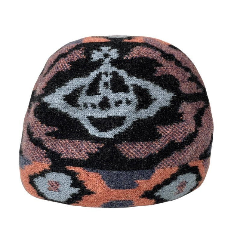 Vivienne Westwood オーブロゴ総柄ニットキャップ ベレー 帽子 ハット 小物 ヴィヴィアンウエストウッド レディース メンズ ユニセックス