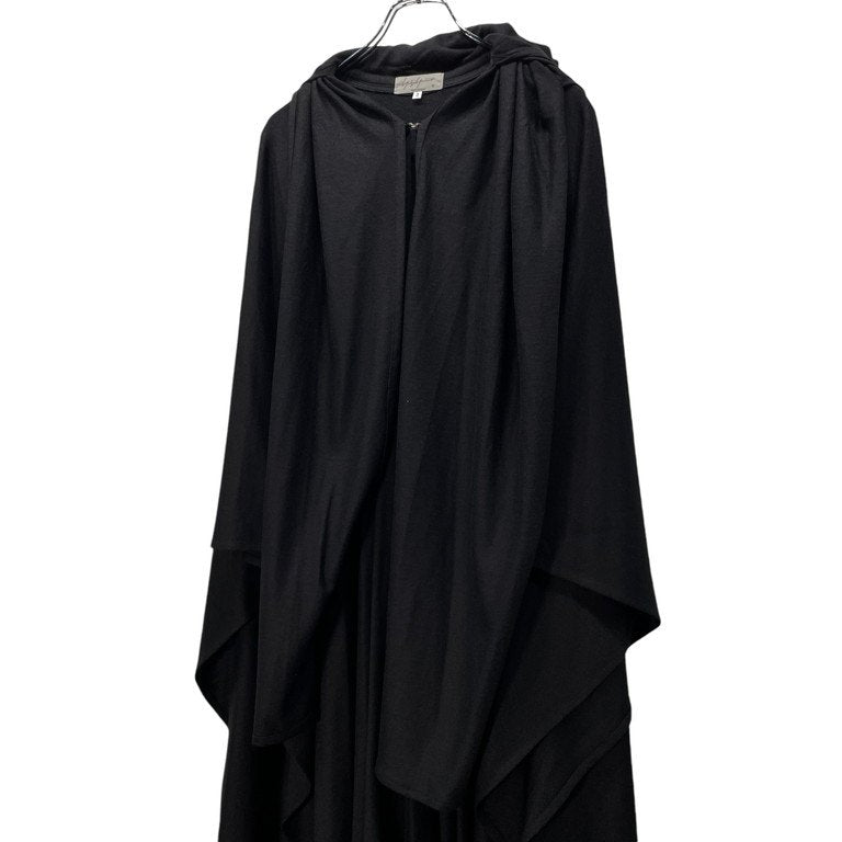 Yohji Yamamoto Pour Homme 19AW ウールジャージーバックポケットストールマントコート ジャケット ブルゾン ケープ ポンチョ ドレープ アウター 変形 Archive ヨウジヤマモトプールオム メンズ