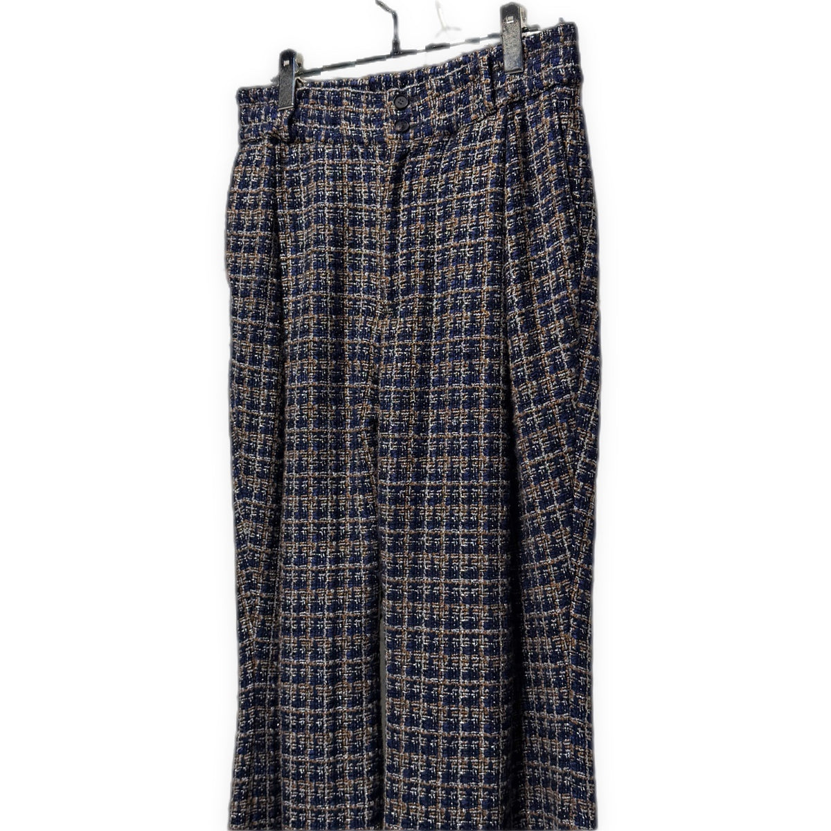 SUBLATIONS GLITTERY TWEED FLARE EASY TROUSERS 銀糸混紡ツイードフレアイージーパンツ ボトムス S071407 サブレーション メンズ