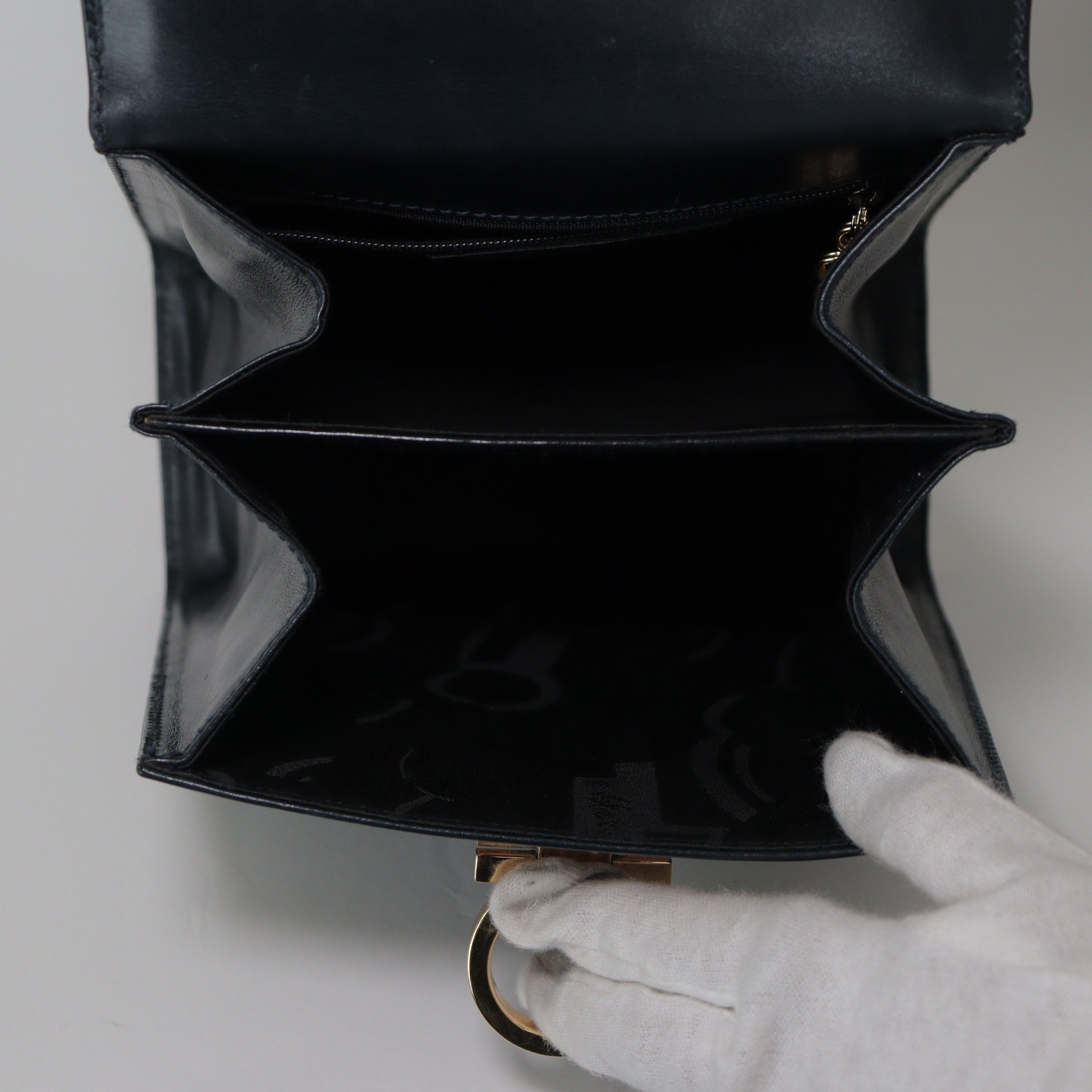 Salvatore Ferragamo ガンチーニ 2WAYハンドバッグ