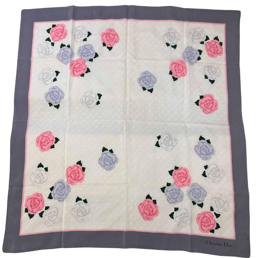 Christian Dior Christian Dior スカーフ ローズ