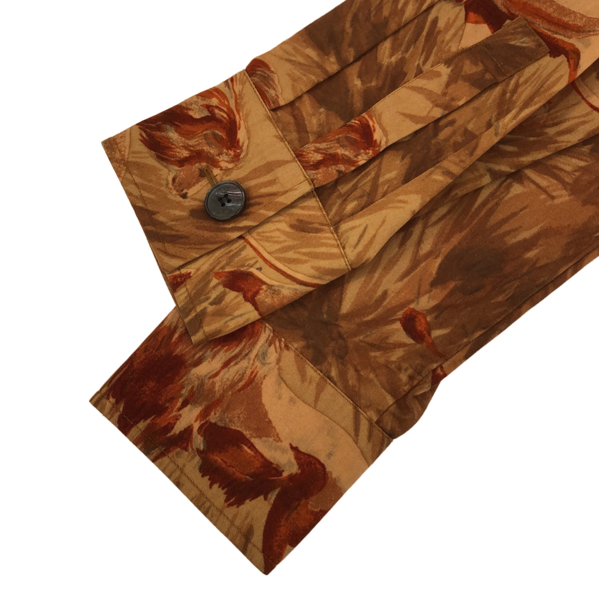 HERMES HERMES アニマルプリントシャツジャケット