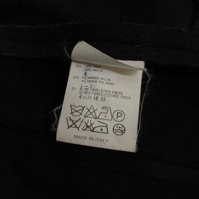 CoSTUME NATIONAL HOMME 99AW ウールカットオフ忍者ネックジップアップハーフコート ジャケット Archive 90s NINJA ハイネック ブルゾン アウター コスチュームナショナル メンズ