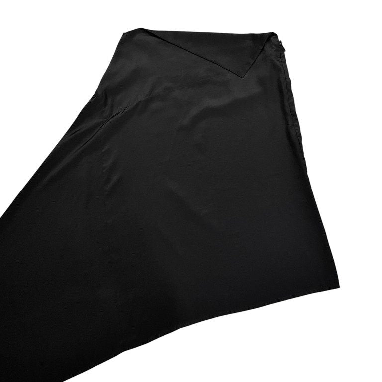 LIMI feu アシンメトリーカットサイドジップオーバースカート 巻き ボトムス パンツ Yohji Yamamoto Femme リミフゥ ヨウジヤマモト レディース