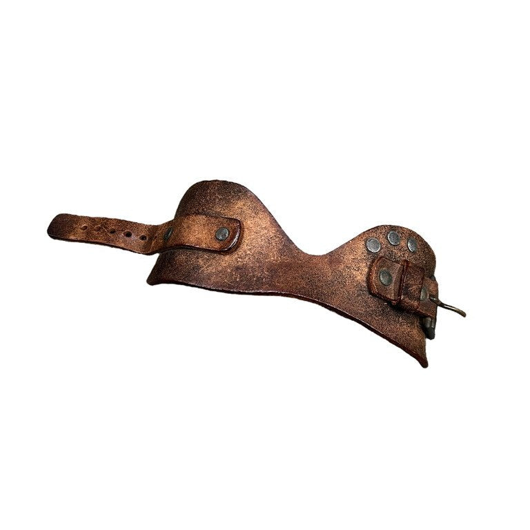 Maison Martin Margiela 10 00SS レザースタッズブレスレット バングル Archive フランス製 アーティザナル