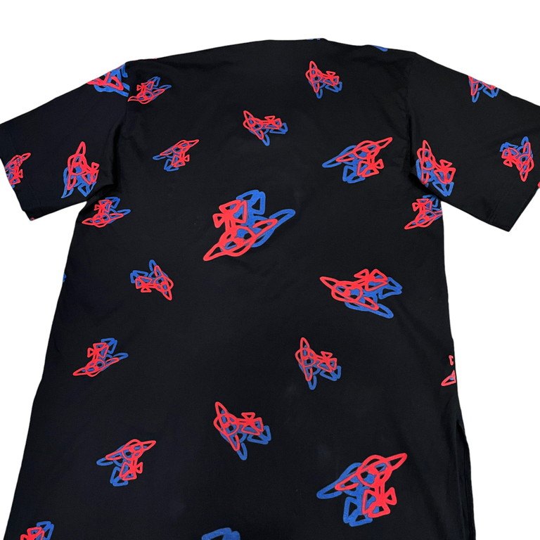 Vivivenne Westwood MAN SPRAY ORB スプレーオーブプリントオーバーサイズカットソー Tシャツ