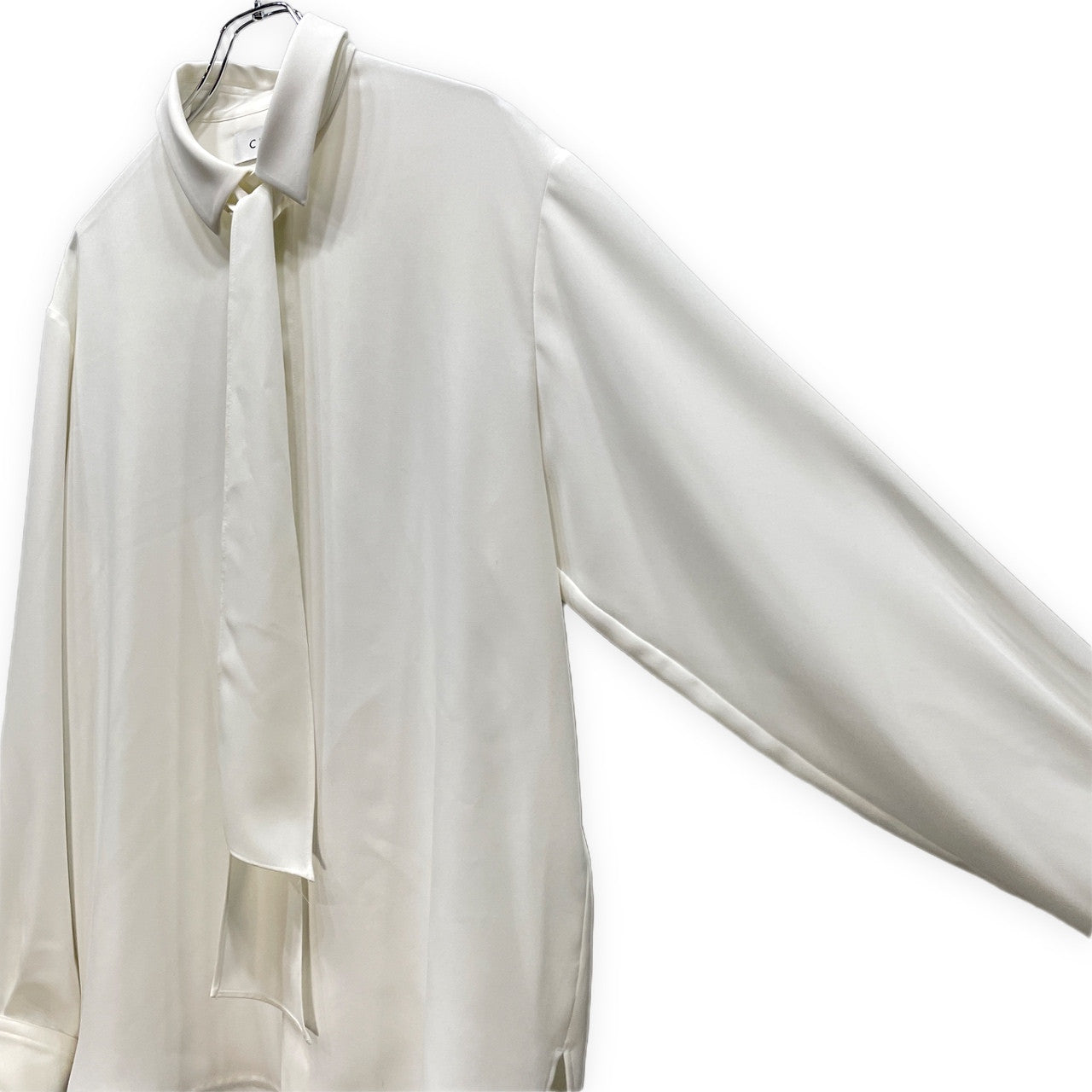 CULLNI 25SS BOWTIE SHIRTS ボウタイ付きドレープシャツ ブラウス トップス 定価31,900円 クルニ メンズ