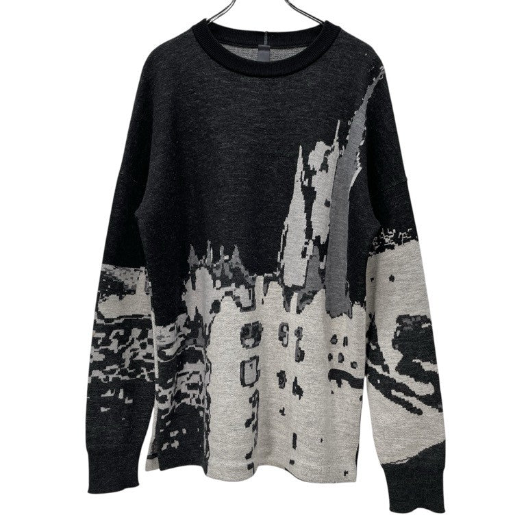 SHINYA KOZUKA 20AW MONET KNIT モネモチーフグラフィックニット トップス セーター クロード・モネ シンヤコズカ メンズ