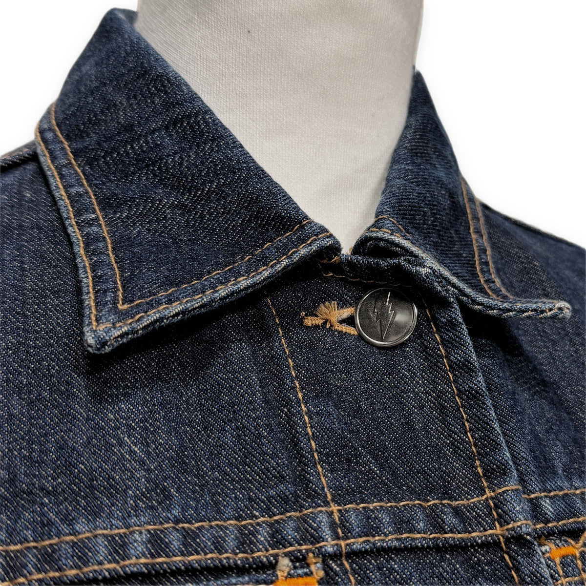 W< イナズマステッチデニムトラッカージャケット ブルゾン コート アウター Archive 90s Walter Van Beirendonck レディース